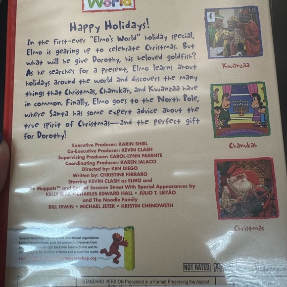 Sesame Street DVDs Follow That Bird Elmo’s Countdown To Christmas &Happy Holiday - Picture 11 of 11